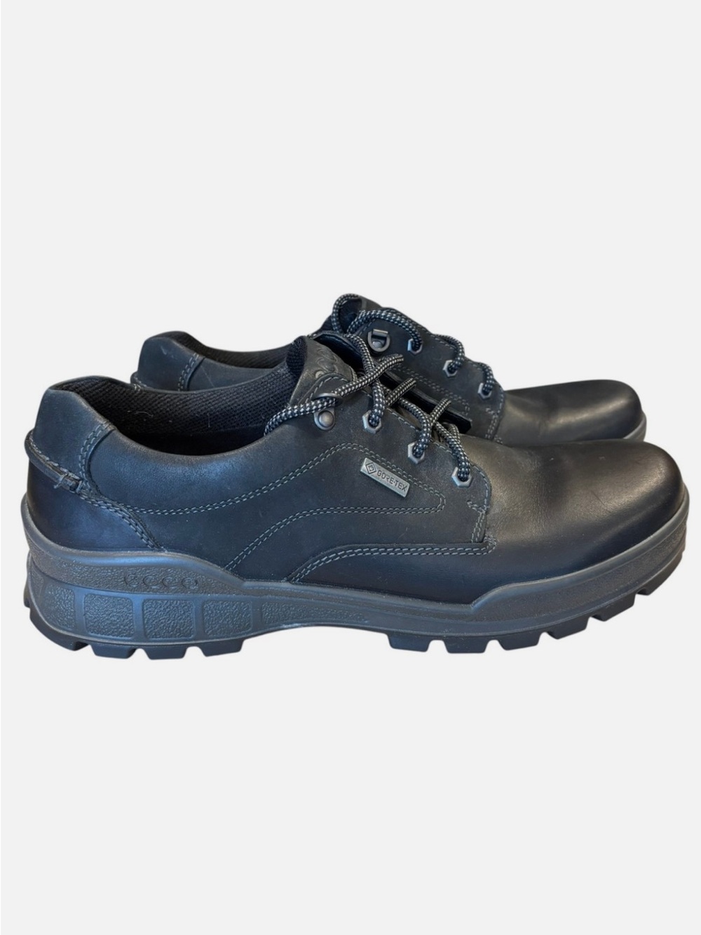 Ecco Men's Black Lace-Up Oxford Work Shoes